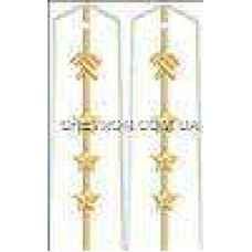 Погоны ж/д на рубашку младшие 3 звезды