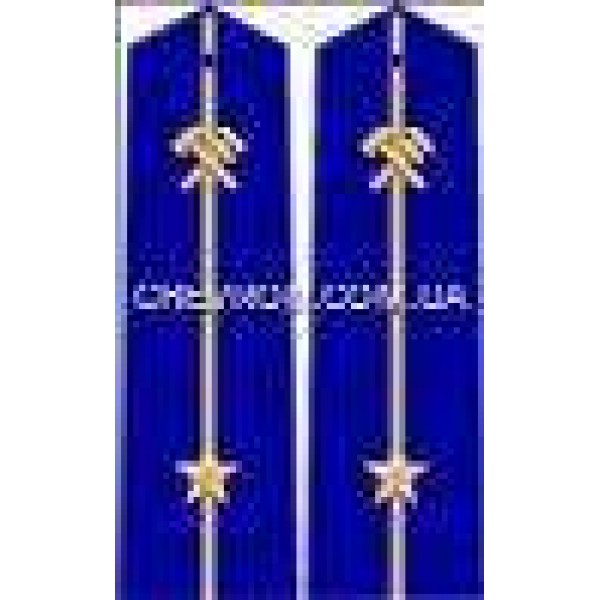 Погоны ж/д пришивные младшие 1 звезда - 3443652