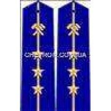 Погоны ж/д пришивные младшие 3 звезды