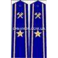 Погони ж/д пришивні старші 1 зірка