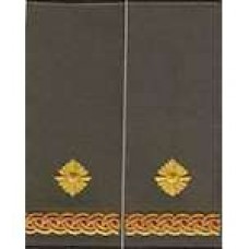 Погоны МО муфта вышитые майор основа олива новые