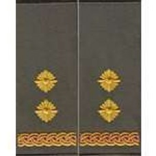 Погоны МО муфта вышитые подполковник основа олива новые (парадные)