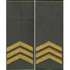 Погоны МО муфта вышитые сержант основа олива новые (парадные)