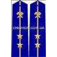 Погони ж/д пришивні молодші 2 зірки