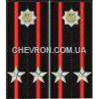 Погоны МВД на куртку вышитые подполковник