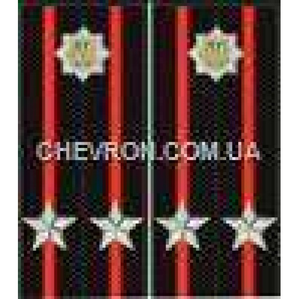 Погони МВС на куртку вишиті підполковник - 3443703