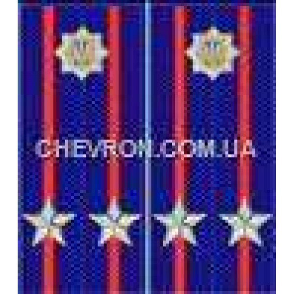 Погони МВС на куртку вишиті підполковник - 3443704