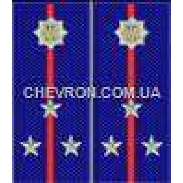 Погони МВС на куртку вишиті старший лейтенант - 3443713