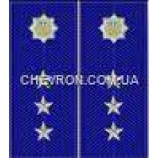 Погони МВС на куртку вишиті старший прапорщик