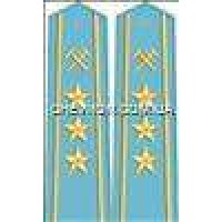 Погоны ж/д на рубашку старшие 3 звезды