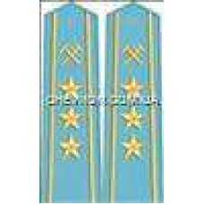 Погоны ж/д на рубашку старшие 3 звезды