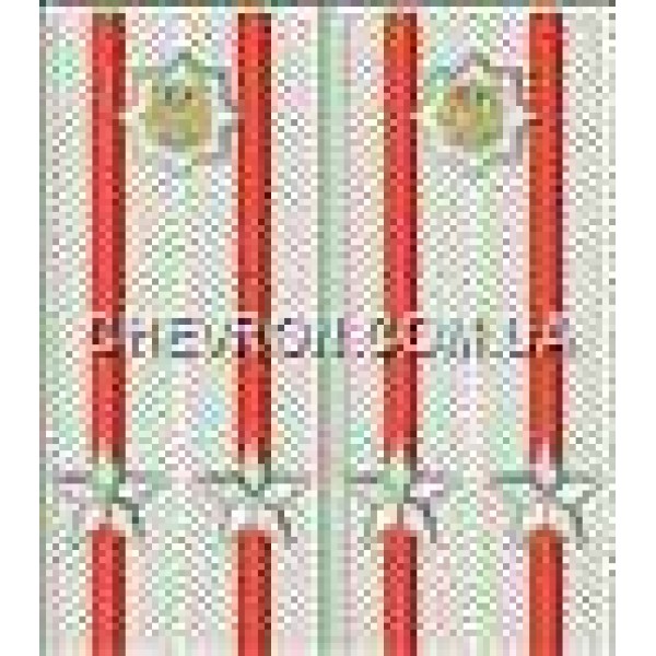 Погоны МВД на рубашку вышитые подполковник - 3443720