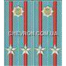 Погоны МВД на рубашку вышитые подполковник