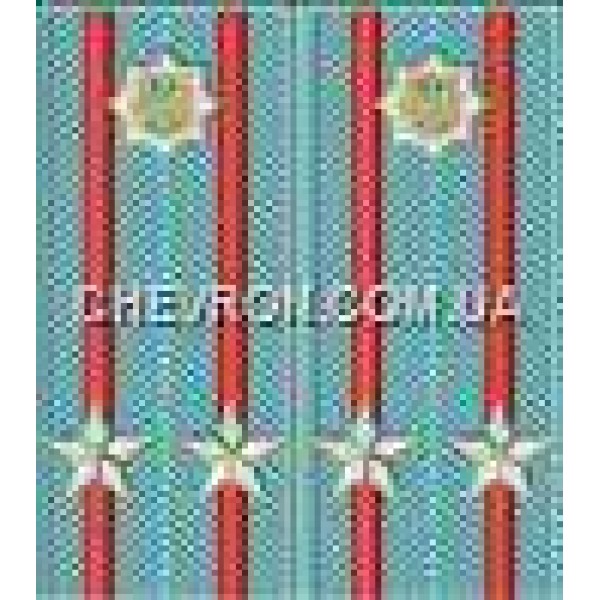 Погоны МВД на рубашку вышитые подполковник - 3443721