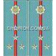 Погоны МВД на рубашку вышитые капитан