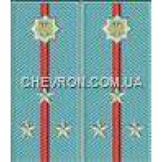 Погони МВС на сорочку вишиті старший лейтенант