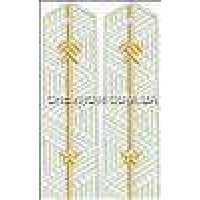 Погоны ж/д вышитое поле на рубашку младшие 1 звезда