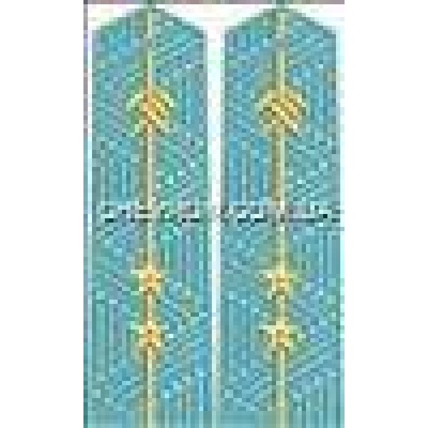 Погоны ж/д вышитое поле на рубашку младшие 2 звезды - 3443768