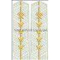 Погоны ж/д вышитое поле на рубашку младшие 4 звезды