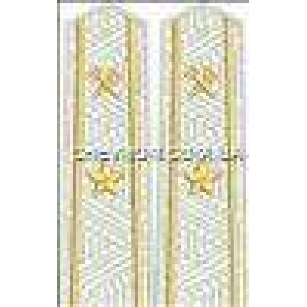 Погоны ж/д вышитое поле на рубашку старшие 1 звезда - 3443782