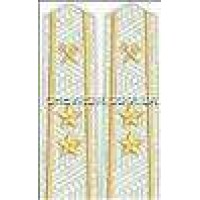 Погоны ж/д вышитое поле на рубашку старшие 2 звезды