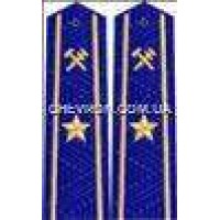 Погони ж/д вишите поле пришивні старші 1 зірка