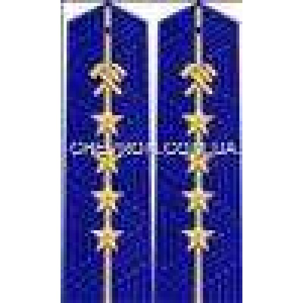 Погони ж/д вишите поле пришивні молодші 4 зірки - 3443789