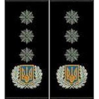 Погони Генерал Поліції 1 рангу муфта (чорні)