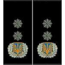 Погони Генерал Поліції 2 рангу муфта (чорні)
