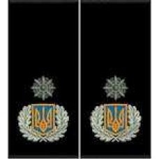 Погони Генерал Поліції 3 рангу муфта (чорні)