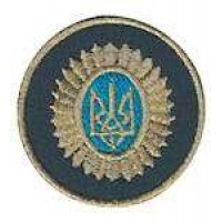 Кокарда загальновійськова Горішок зелений/золото