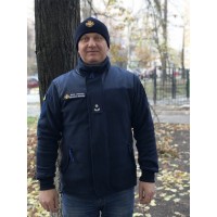 Кофта  флис темно-синяя МЧС ДСНС ДСТУ