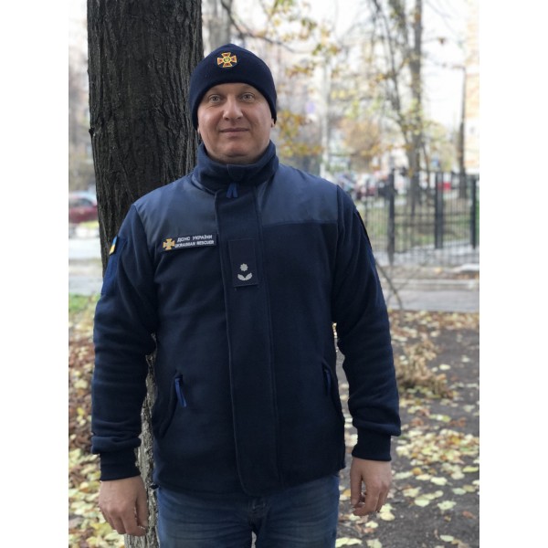 Кофта фліс темно-синя МНС ДСНС ДСТУ - 3449656