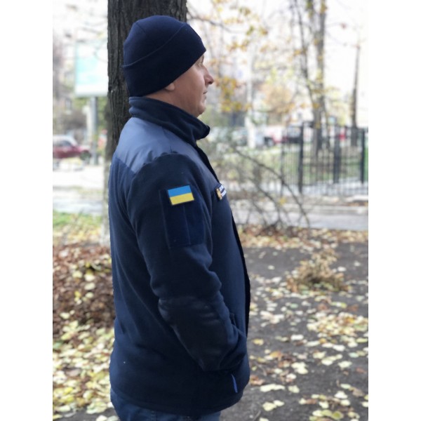 Кофта фліс темно-синя МНС ДСНС ДСТУ - 3449656 Кофта фліс темно-синя МНС ДСНС ДСТУ - 3449656