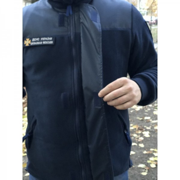 Кофта фліс темно-синя МНС ДСНС ДСТУ - 3449656 Кофта фліс темно-синя МНС ДСНС ДСТУ - 3449656