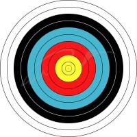 Плакат Мишень J.V.D. 40cm 30m.