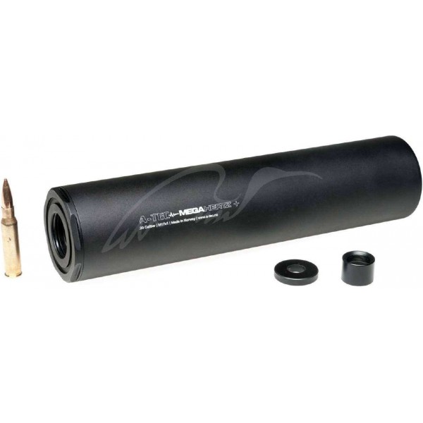 Саундмодератор A-TEC MegaHertz+ кал.338/ 9,3 (под кал. 9,3х62; 9,3х64; 9,3x74 R и 338 Win Mag). Резьба - M15x1 - 3454250