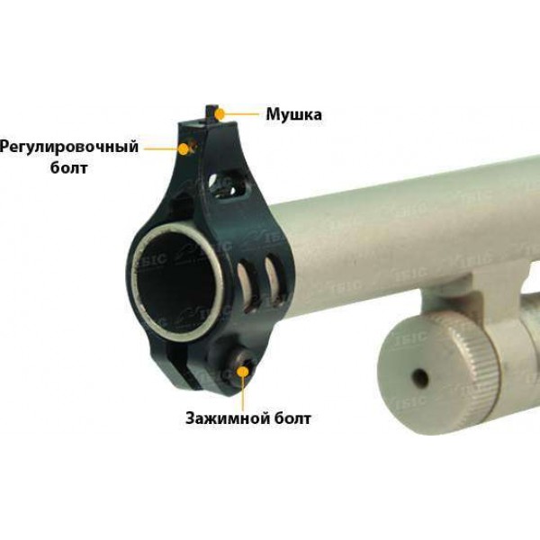 Мушка Leapers обжимная регулируемая. На ствол 12 кал. - 3457388 Мушка Leapers обжимная регулируемая. На ствол 12 кал. - 3457388