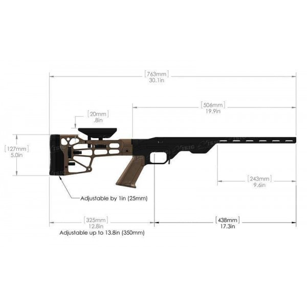 Ложа MDT LSS-XL для карабина Remington 700 Long Action. Материал - алюминий. Цвет - черный - 3457523 Ложа MDT LSS-XL для карабина Remington 700 Long Action. Материал - алюминий. Цвет - черный - 3457523