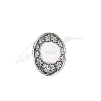 Медальйон на пістолетну рукоятку карабіна Blaser R93. Гравюра - &"quot;Чорні листочки&"quot;. Срібло.