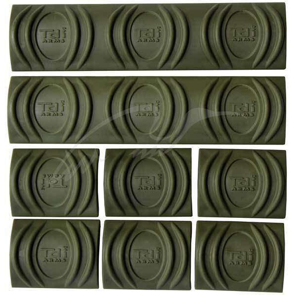 Захисні накладки CAA Plastic Thermal Rail Cover - Short/ Long на планки Picatinny (8 шт) - 3457785 Захисні накладки CAA Plastic Thermal Rail Cover - Short/ Long на планки Picatinny (8 шт) - 3457785