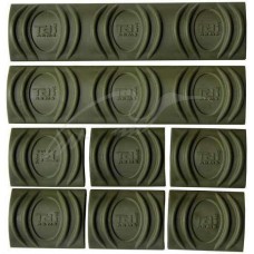 Захисні накладки CAA Plastic Thermal Rail Cover - Short/ Long на планки Picatinny (8 шт)