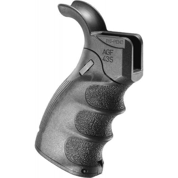 Рукоятка пистолетная FAB Defense AGF-43S тактическая складная для M4/M16/AR15. Цвет - черный - 3457819