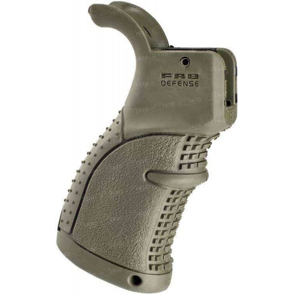 Пістолетна Рукоятка FAB Defense AGR-43 прогумована для M4/M16/AR15. Колір - оливковий - 3457843