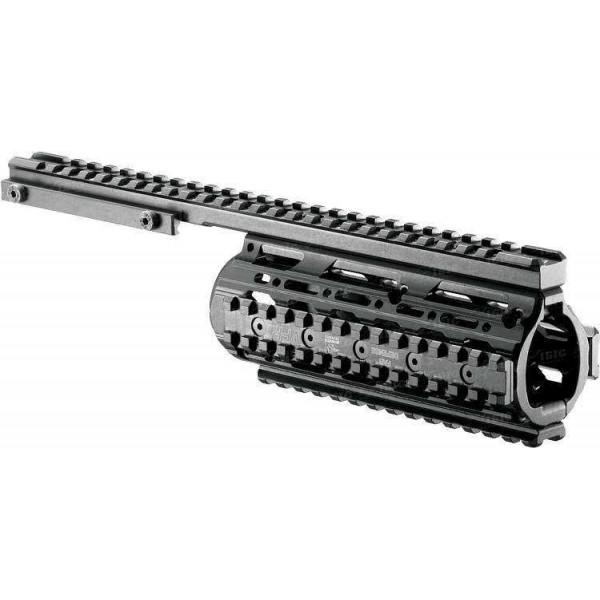 Цівка FAB Defense VFR для вывеш. стовбура M4/M16/AR15. Матеріал - алюміній. Колір - чорний - 3458024-05