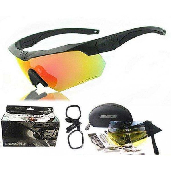 Очки защитные ESS Crossbow 4 линзы - 3459735