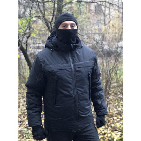 Костюм зимний тактика ветровлагозащитный черный - 3557631 Костюм зимний тактика ветровлагозащитный черный - 3557631