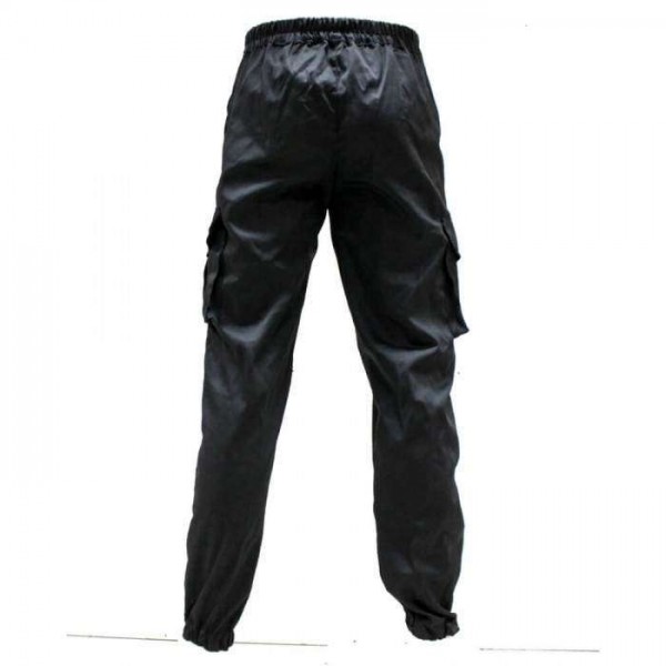 Штани джоггер чорні х/б - 3461723