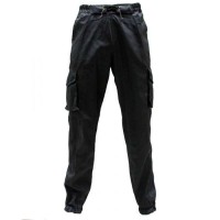 Штаны джоггеры черные х/б