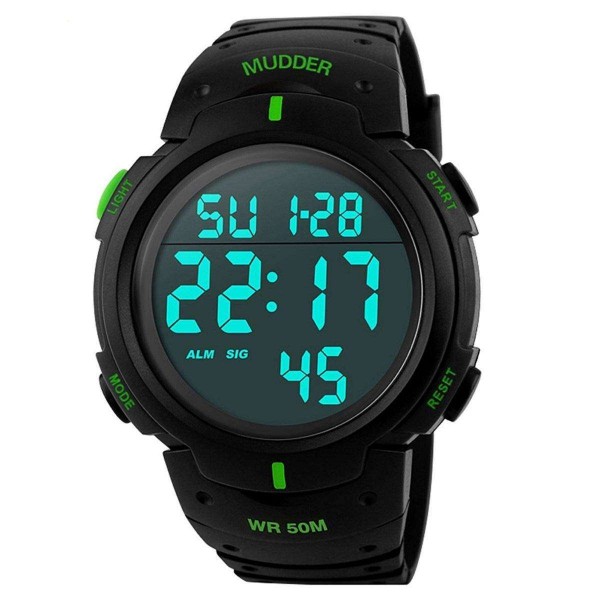 Часы Skmei 1068 BK-Green BOX - 3461993